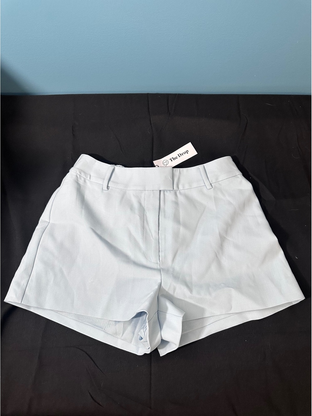 The Drop Dale Suiting Shorts in Skyway, Size Small